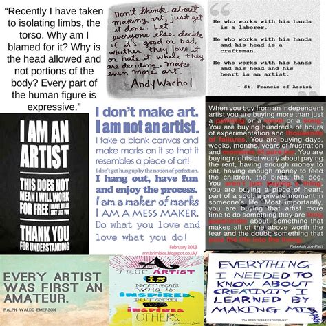 Maybe you would like to learn more about one of these? Artist Quotes Collage Digital Art by M and L Creations