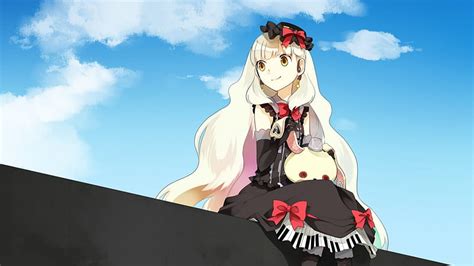 720p Free Download ~mayu~ Vocaloid Dress Toy Blonde Sky Clouds