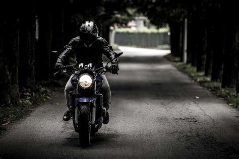 Street Bike Rider Bike Dark 4k Honda Hornet Person Motorcycle
