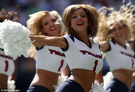 History Of Nfl Cheerleader Uniforms And Their Hairstyles Daily Mail