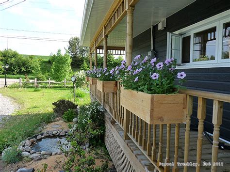 The cat jumped over the wall. Hometalk | How to Build Flower Boxes for Railings. Deck ...