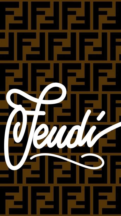 Fendi Wallpaper Fendiwallpaper Wallpaperiphone Fendi Logo Wallpaper