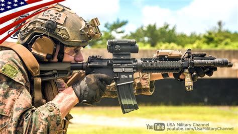 Force Recon M4 Carbine And M45 Pistol Combat Marksmanship Training