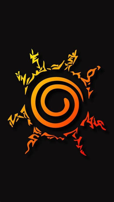 Naruto Shippuden Logo Black Background