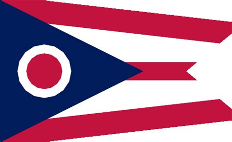 Ohio State Flag Image F65 Ohio State Flag 3x5 Ft Polyester