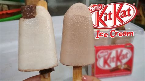 Resep Cara Membuat Es Krim Stik Kit Kat Youtube