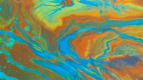 Download Wallpaper 3840x2160 Paint Liquid Fluid Art