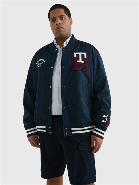 Plus Varsity Monogram Jacket Coats And Jackets Tommy Hilfiger