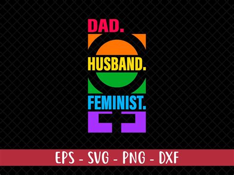 Dad Husband Feminist Graphic By Amerchshirts · Creative Fabrica