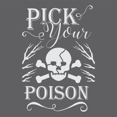 Pick Your Poison Free Printable