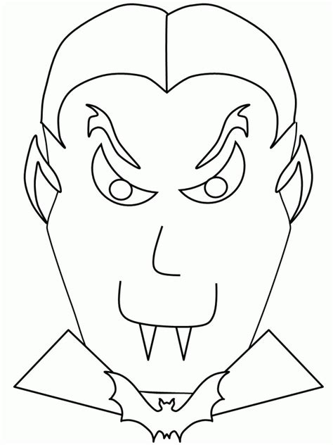 Free Printable Vampire Coloring Page For Kids Coloring Home