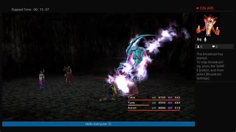 When he stands up at the dock, move forward and approach yuna to complete the sequence. Final fantasy X PS4 HD Grinding in omega ruins - YouTube