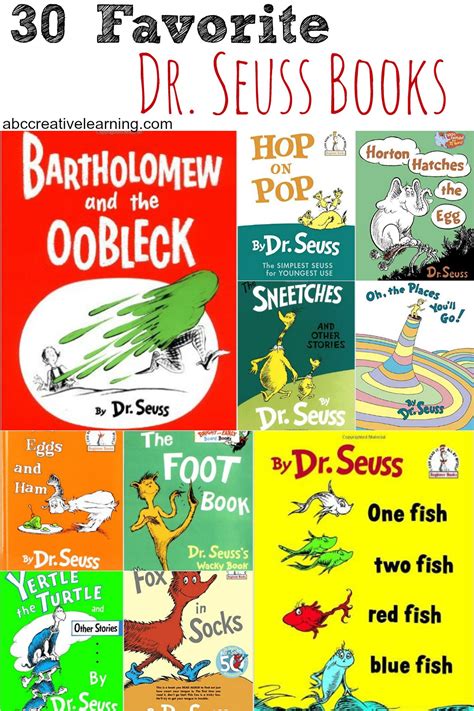 List Of Our 30 Favorite Dr Seuss Books For Celebrating His Birthday