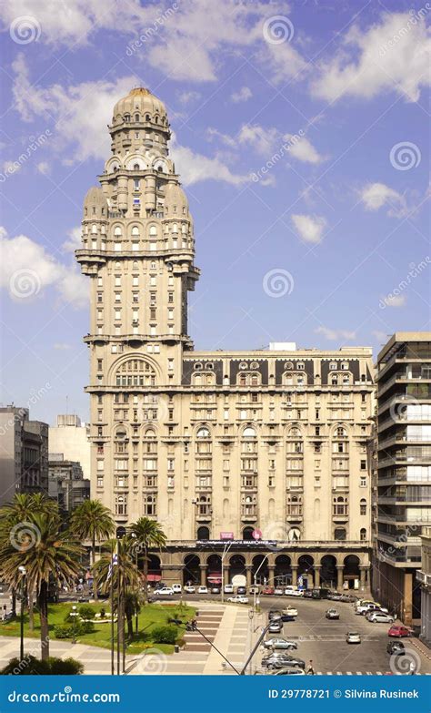 The Palacio Salvo At Montevideo Uruguay Editorial Photo Image Of