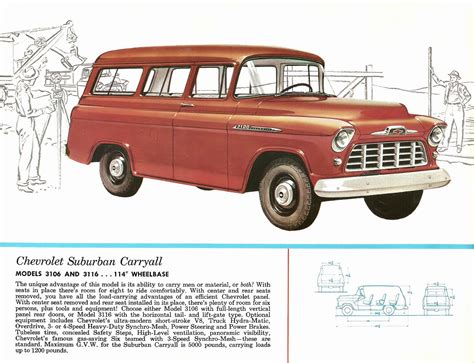 1956 Chevrolet Panels Brochure