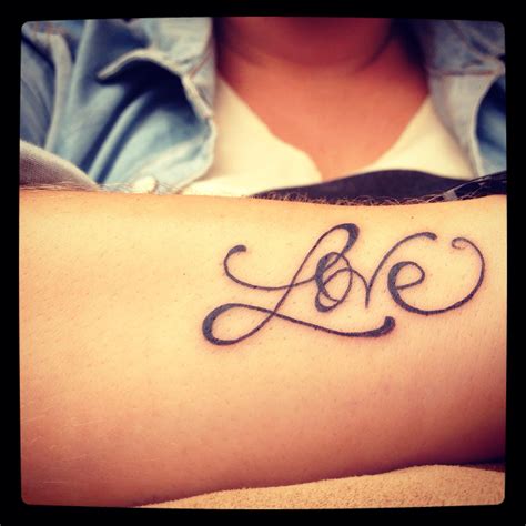 Thinking About Getting A Tat That Says Love Becuase It Corresponds With My Faith Tat Tattoo