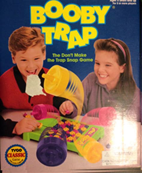 Classic 1995 Tyco Booby Trap Game Complete With Instruction Sheet
