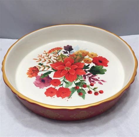 This pioneer woman dish set is perfect to spruce up your kitchen. Details about Pioneer Woman Winter Bouquet Holiday 9-Inch ...