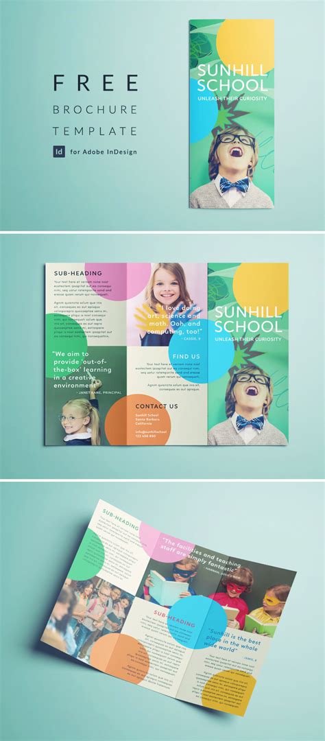 Free Brochure Templates For Students