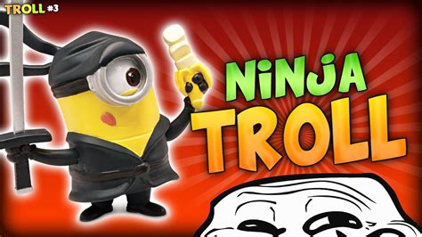 I Am A Ninja Minion Troll Minecraft Mrtroll 3 Youtube