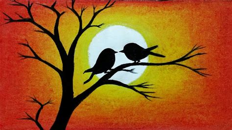 How to draw Scenery of Sunset with OIL PASTELS step by ... Hello friends welcome to our channel friends our channel makes videos on different type of art media in this video we show you oil pastel color easy to draw scenery for kids, i have used oil pastels for the trees.and pencil colours for the background.