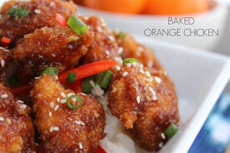 Stir until the sauce thickens. Baked Orange Chicken