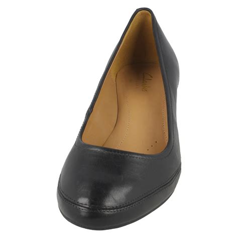 Ladies Clarks Smart Court Shoes Denny Mellow Ebay