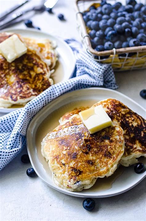 Fluffy And Tender Blueberry Buttermilk Pancakes Recipe Best Pancake