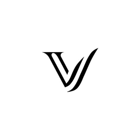 Premium Vector V Initial Lettering Monogram Business Logo Design