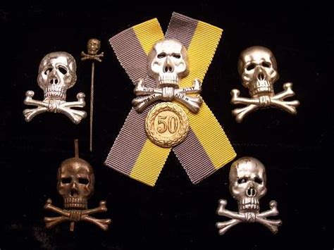 Brunswick Hussars 50 Year Traditions Skull Veterans Badge Page 2