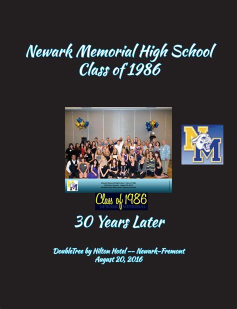 Newark Memorial High School Class Of 1986 30 Years Later By Batin
