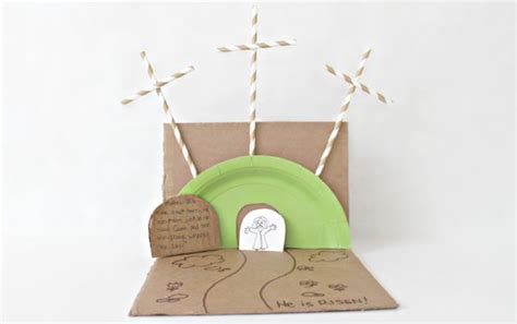 He Is Risen Empty Tomb Craft For Kids