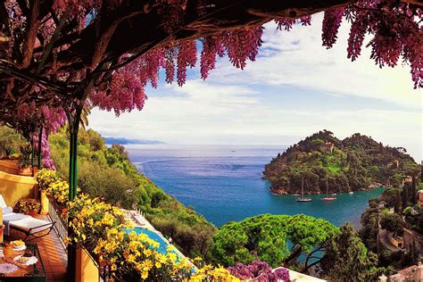 View From Amalfi Coast In Italy Wallpaper And Background Image