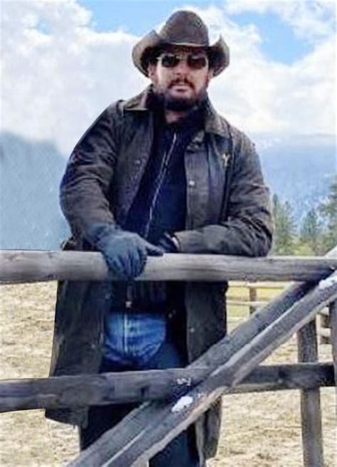 Rip Wheeler Leather Coat Cole Hauser Yellowstone