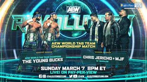 It will be the second event in the revolution chronology. 2021 AEW Revolution Card, Predictions, Start Time, How To ...