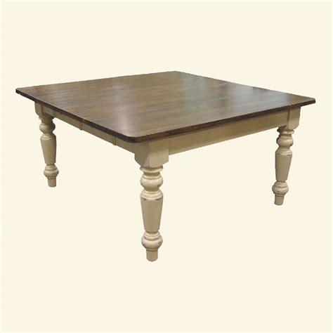 French Country 60 Inch Square Dining Table French Country Dining