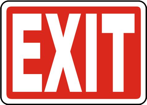 exit sign a5106 by