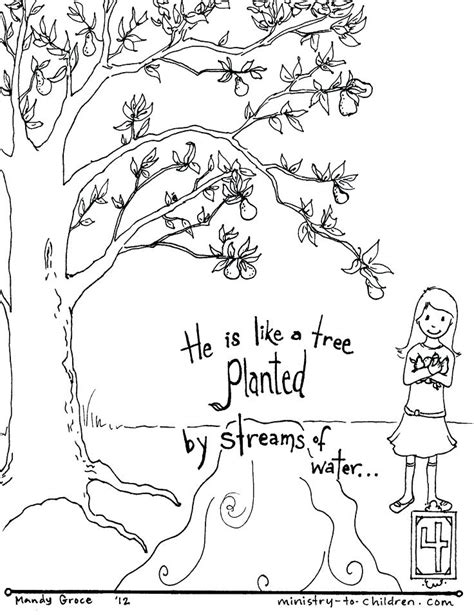 He is like a fort to me. Psalm 23 Coloring Page at GetDrawings | Free download