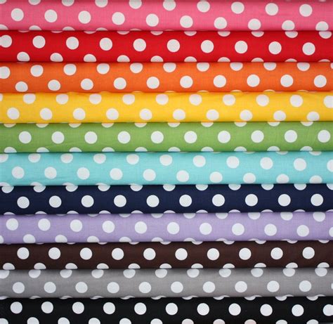 Cotton Medium Dots fabric bundle by Riley Blake Designs -Yard Bundle- 11 total | Fabric bundle ...