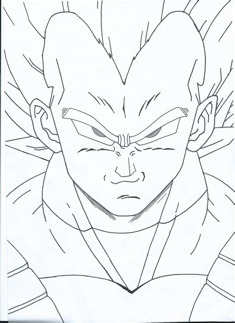 Dragon Ball Z Vegeta Drawing By Oxelon On Deviantart