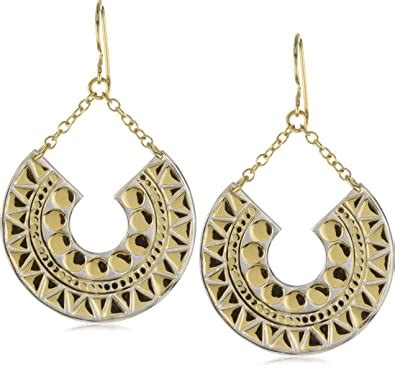 Amazon Com Anna Beck Designs Lombok K Gold Plated Crescent Moon