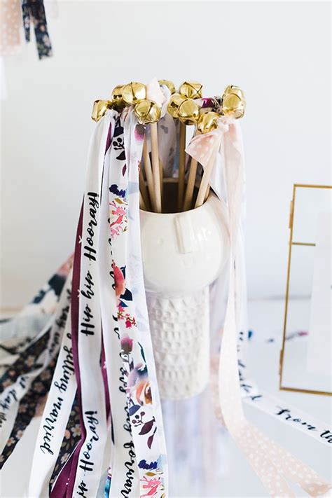 Have you ever just ran out of crafts? Make These DIY Handlettered Ribbon Wands for your Wedding ⋆ Ruffled | Ribbon wands, Wedding ...