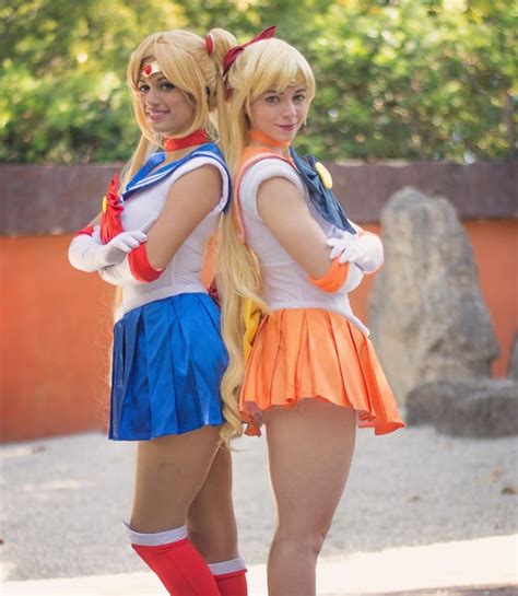 sailor moon and sailor venus by erika cosplay and jsg cosplay r cosplaygirls