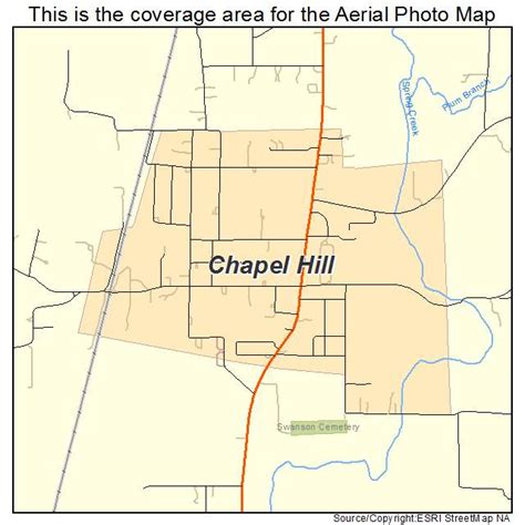 Aerial Photography Map Of Chapel Hill Tn Tennessee