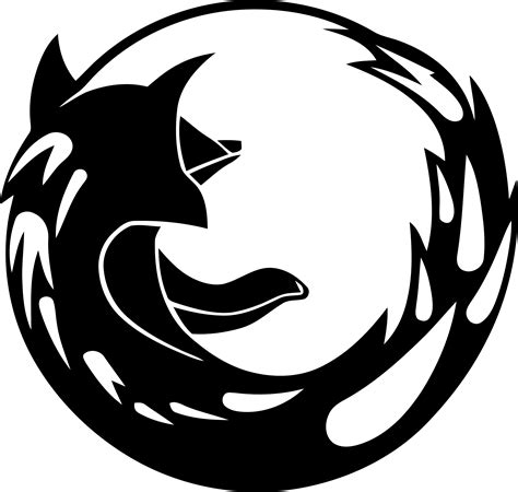 Firefox Logo Black Png All Png All