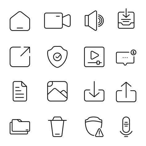 16 User Interface Icons