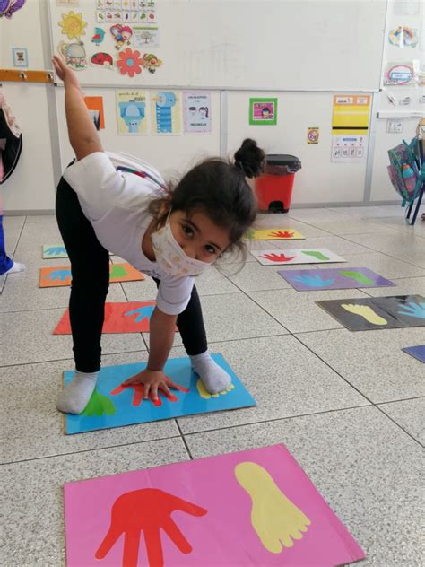 Juegos de psicomotricidad en Infantil de 4 años Colegio Ramiro de Maeztu