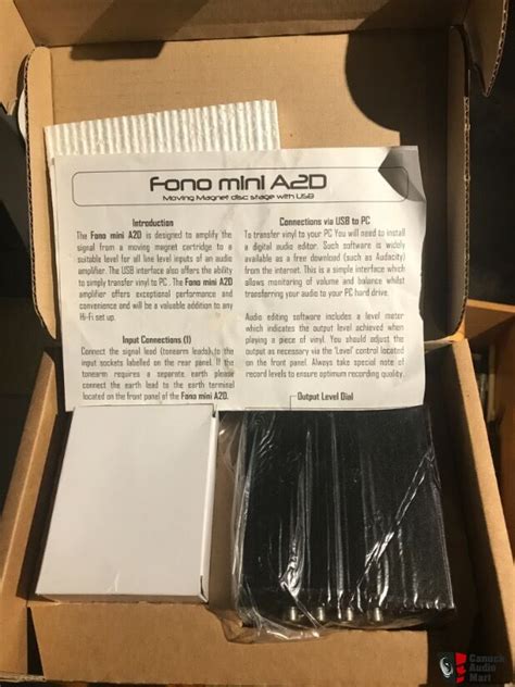 Rega Fono Mini A2d For Sale Canuck Audio Mart