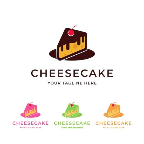 Premium Vector Cheese Cake Logo Vector Illustration Template Icon