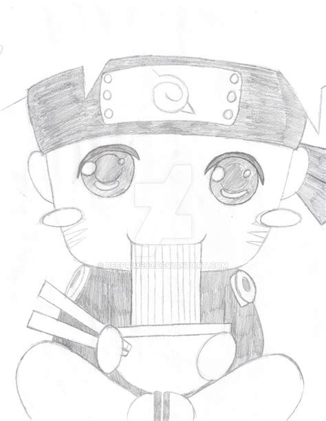 Chibi Naruto Pencil By Beeprime93 On Deviantart